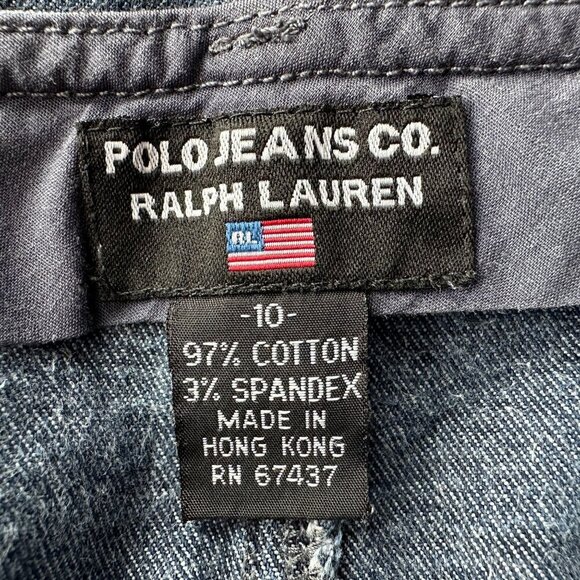 Vintage Polo Jeans Co Ralph Lauren Denim Jean Pencil Skirt Womens 10 - Picture 5 of 6